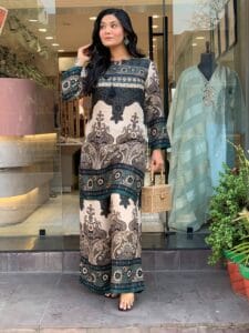 Premium Designer Black Ethnic Kurta Palazzo Set